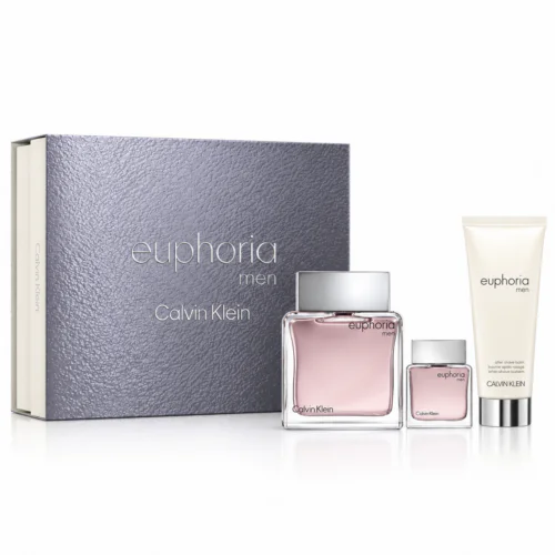 Calvin Klein Euphoria Men zestaw 100ml + 15ml + balsam po goleniu 100ml