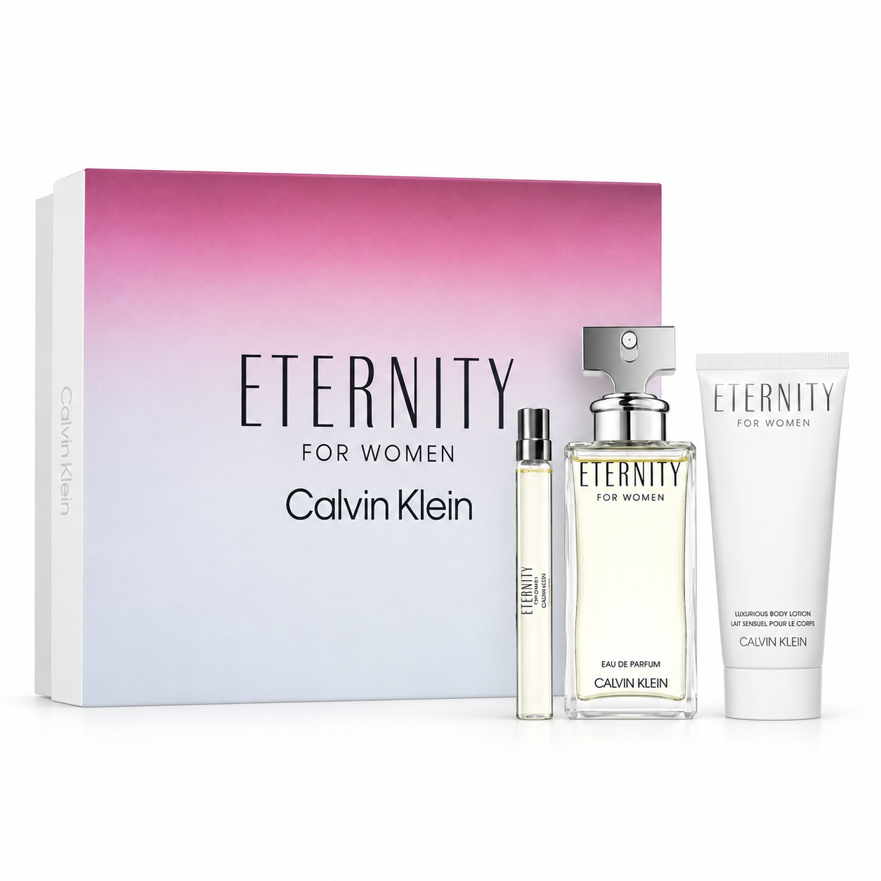 Calvin Klein Eternity for Women zestaw 100ml + 10ml + balsam do ciała 100ml