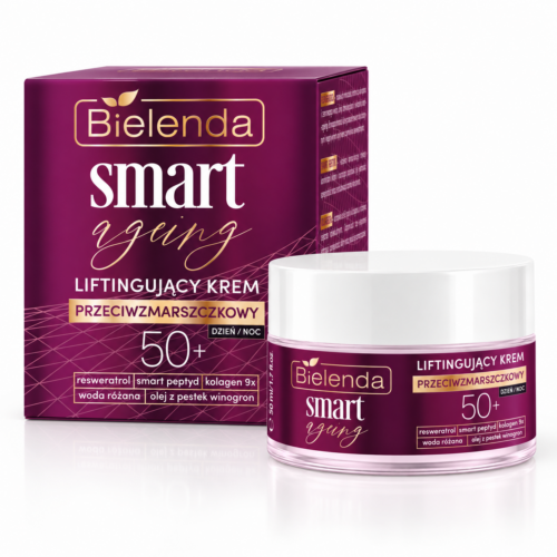 Bielenda Smart Ageing 50+ krem liftingujący dzień noc 50ml