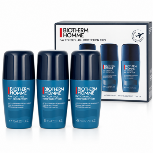 Biotherm Homme Day Control 48H zestaw antyperspirantów roll-on 3x75ml