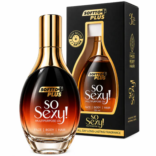 Softto Plus SoSexy Oil 120ml Multifunkcyjny Olejek do twarzy ciała i włosów